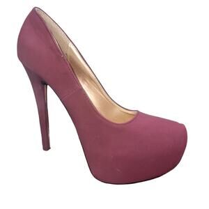 Charlotte russe‎ maroon pumps sz 7